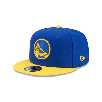 Blue Golden State Warriors Hat - New Era NBA Two Tone 9FIFTY Snapback Caps USA8514036